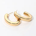Oval Hoop Earrings