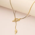 Knotted Lariat Necklace
