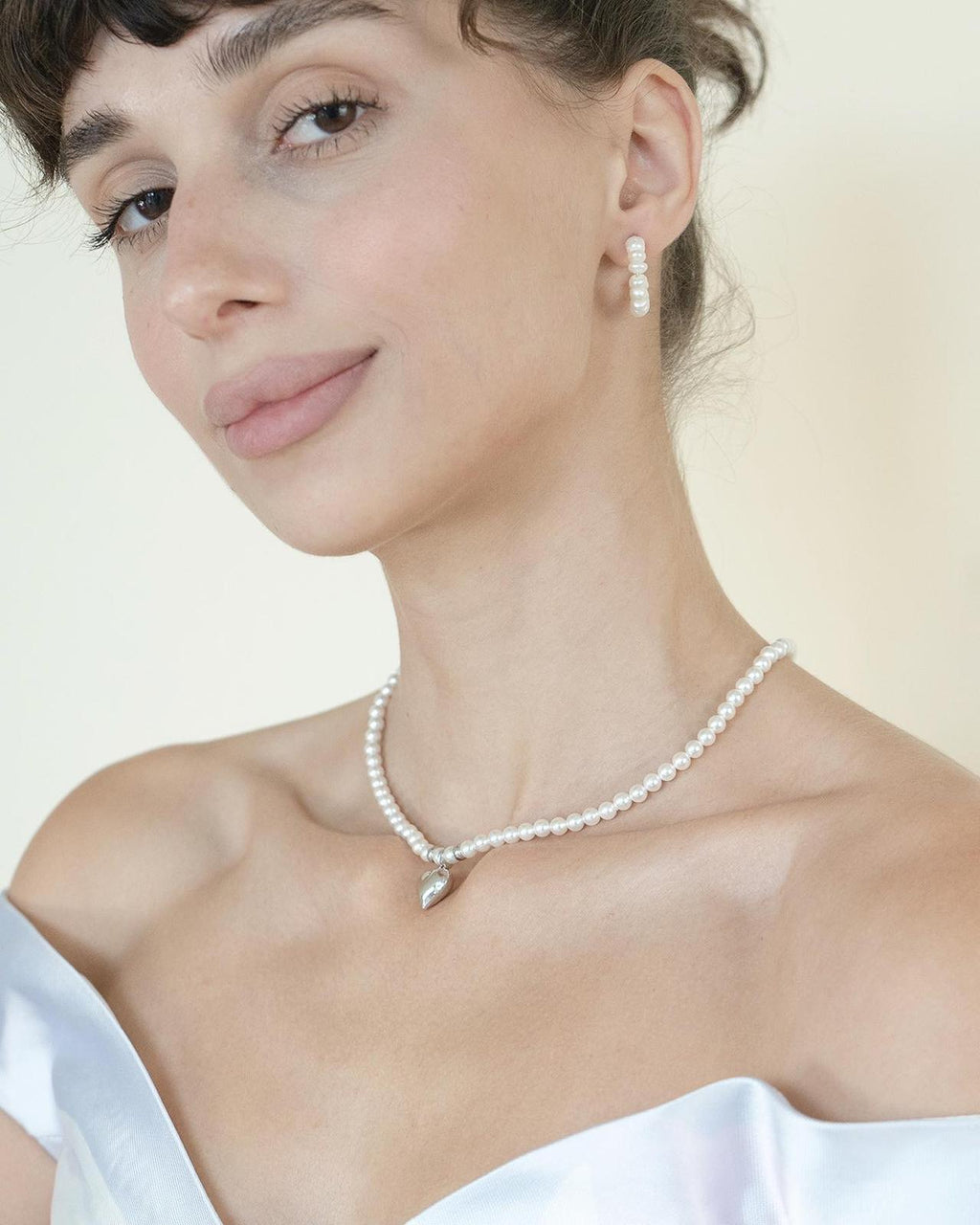 Pearl Heart Necklace