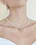 Pearl Heart Necklace
